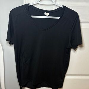 Lole Elegant Black Short Sleeve Tee